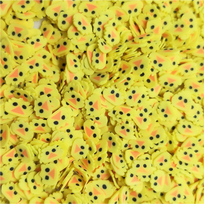 Nail Art Yellow - 50 g/lotto Carino Giallo Anatra Fette