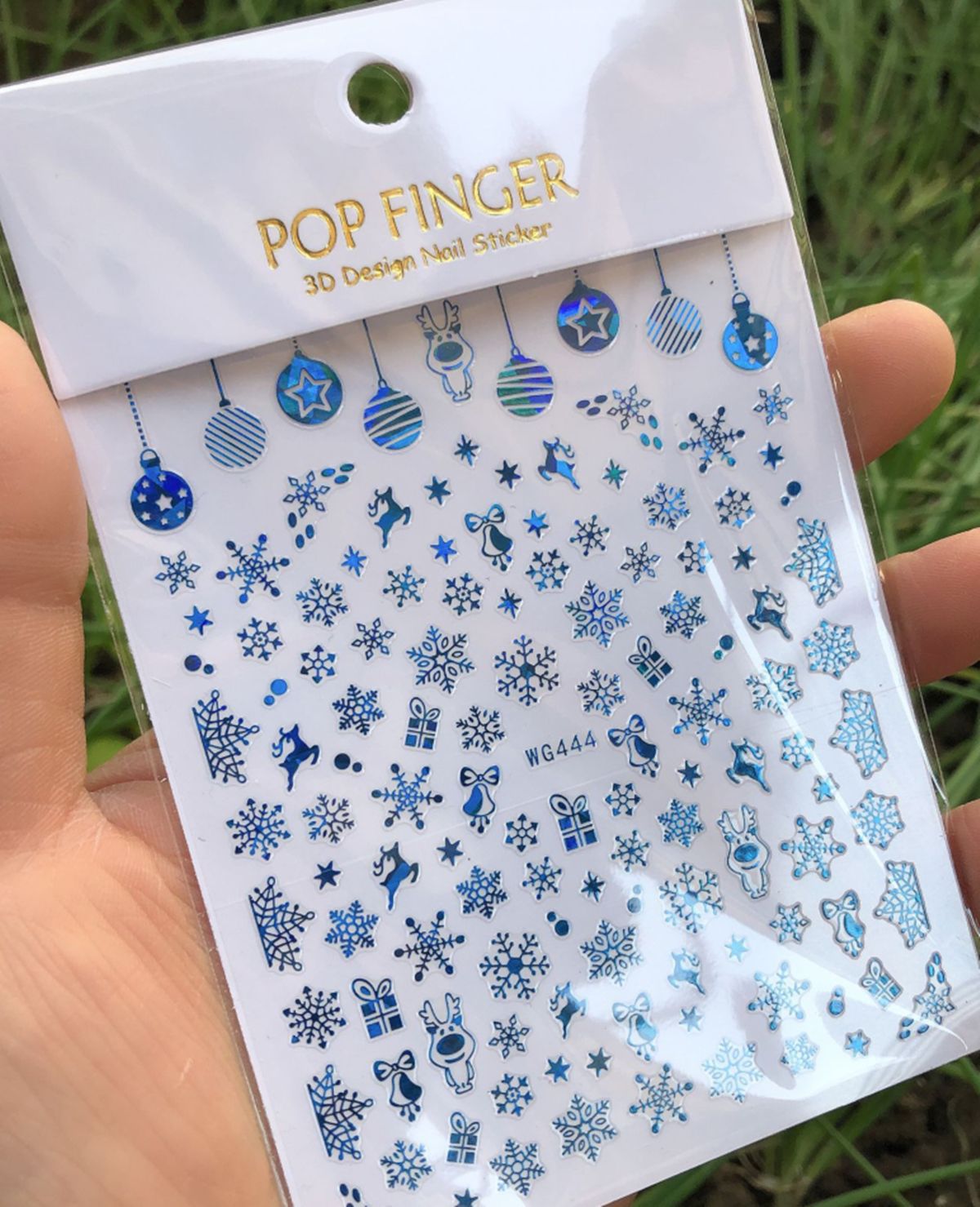 Natale 3D adesivi per unghie o - Nail Art Xmas Stickers recensione e prezzo
