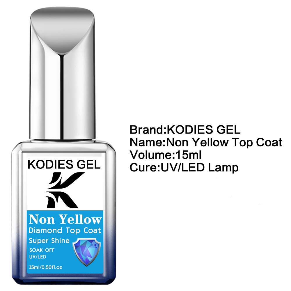 KODIES GEL Top Coat Gel Non In - Nail Art Yellow recensione e prezzo