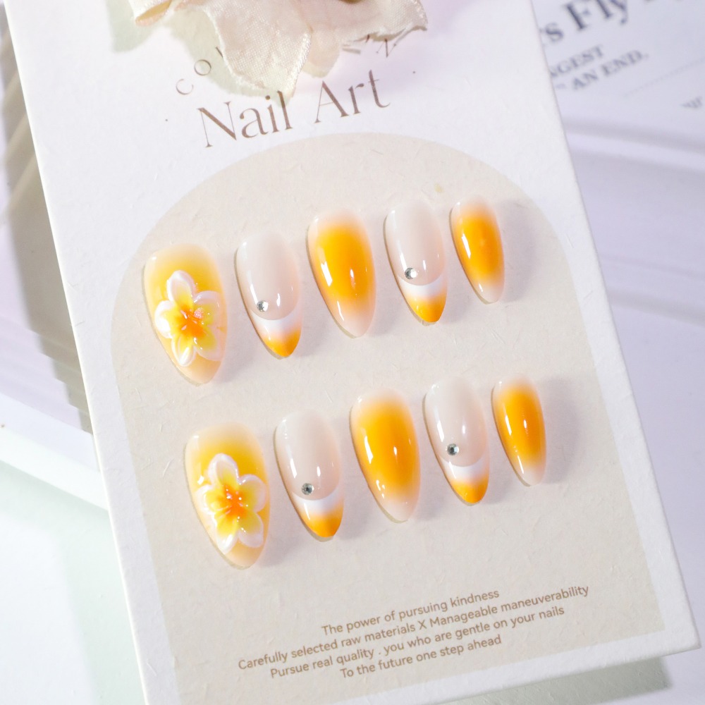 24 pezzi di unghie finte a pre - Nail Art Yellow recensione e prezzo