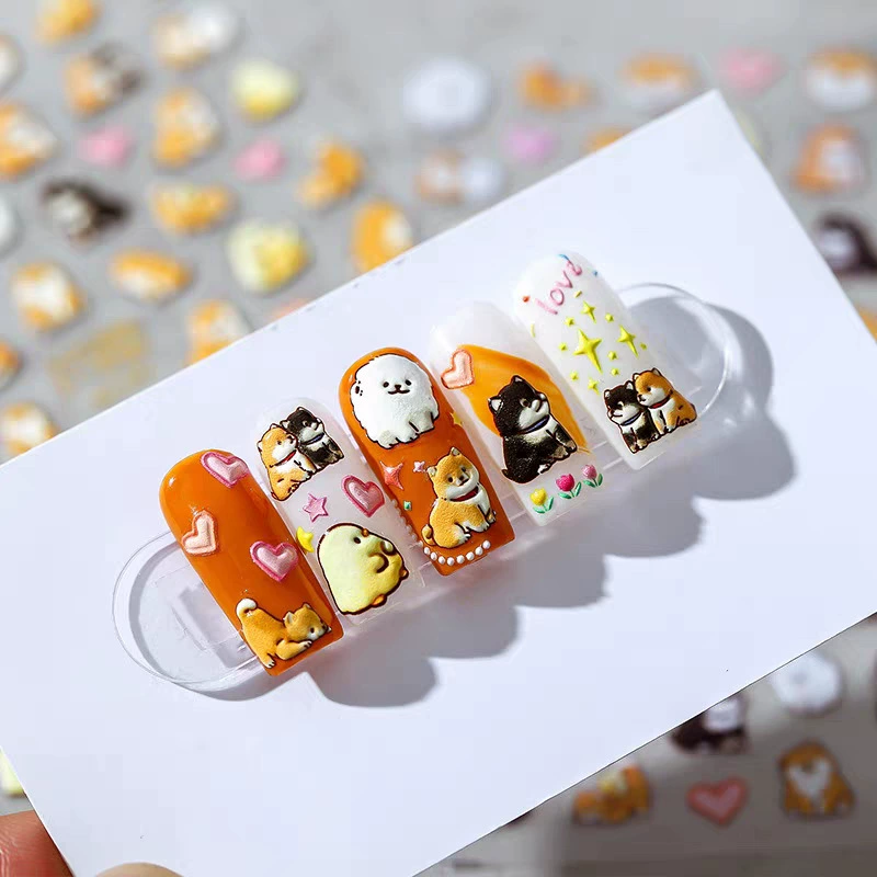 Adesivi 3D in Rilievo a Forma  - Nail Art Yellow recensione e prezzo