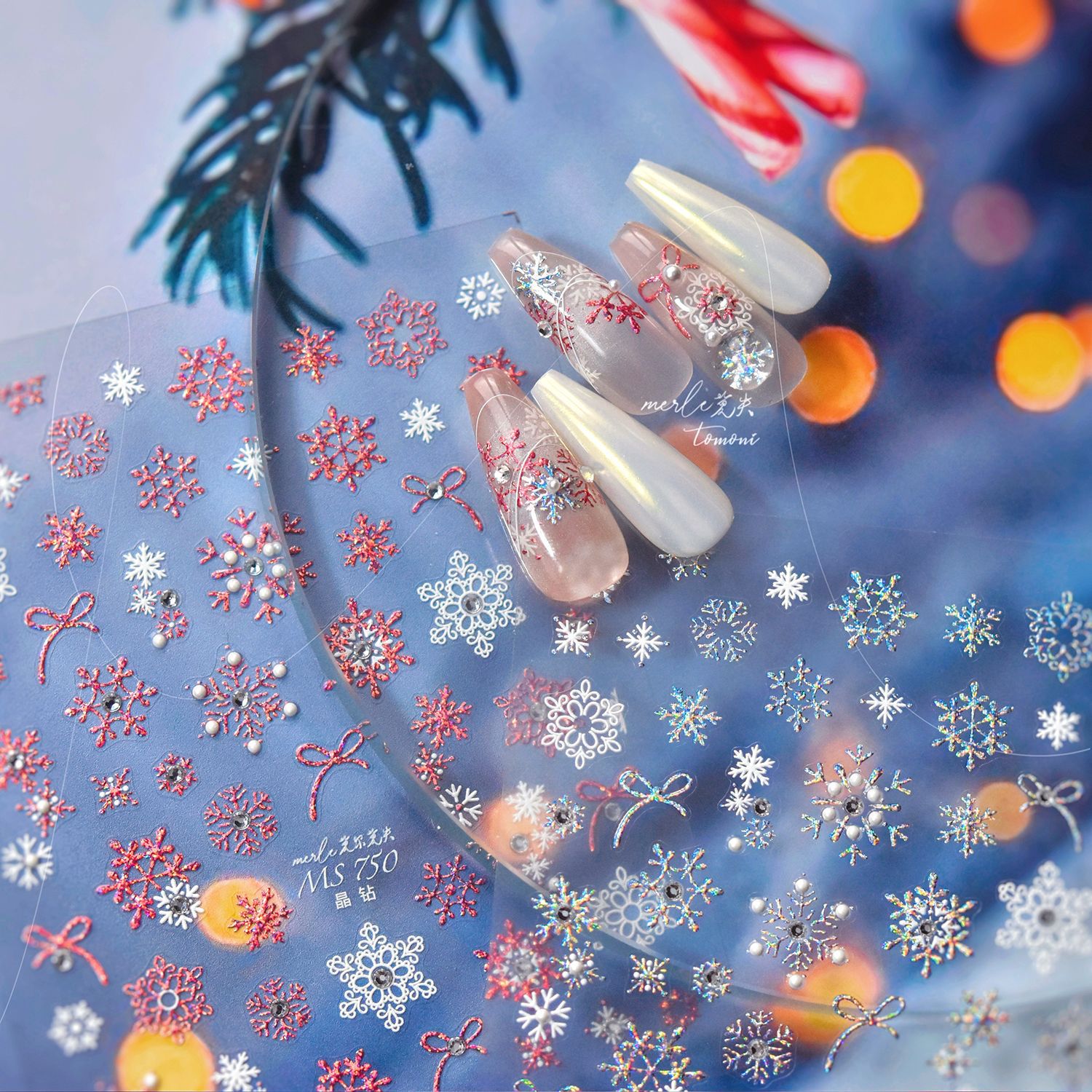 Adesivi per unghie con diamant - Nail Art Xmas Stickers recensione e prezzo