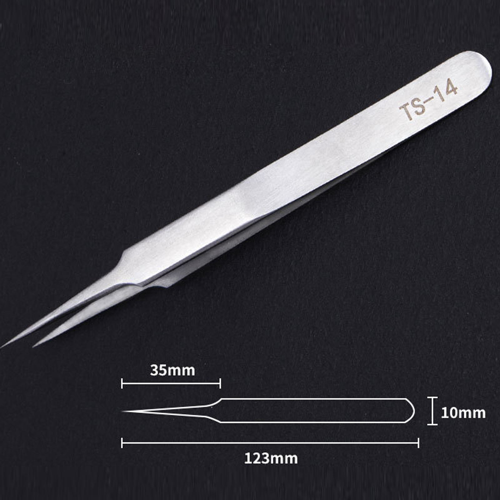 Pinzette per ciglia e nail art - Nail Extension Form recensione e prezzo