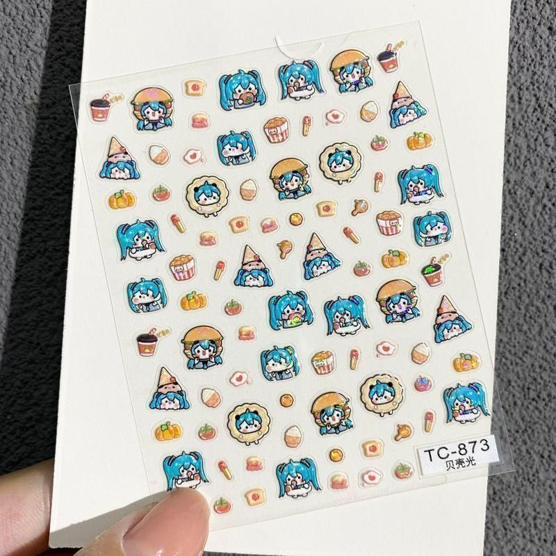 Adesivi per Unghie Hatsune Mik - Nail Art Motif recensione e prezzo