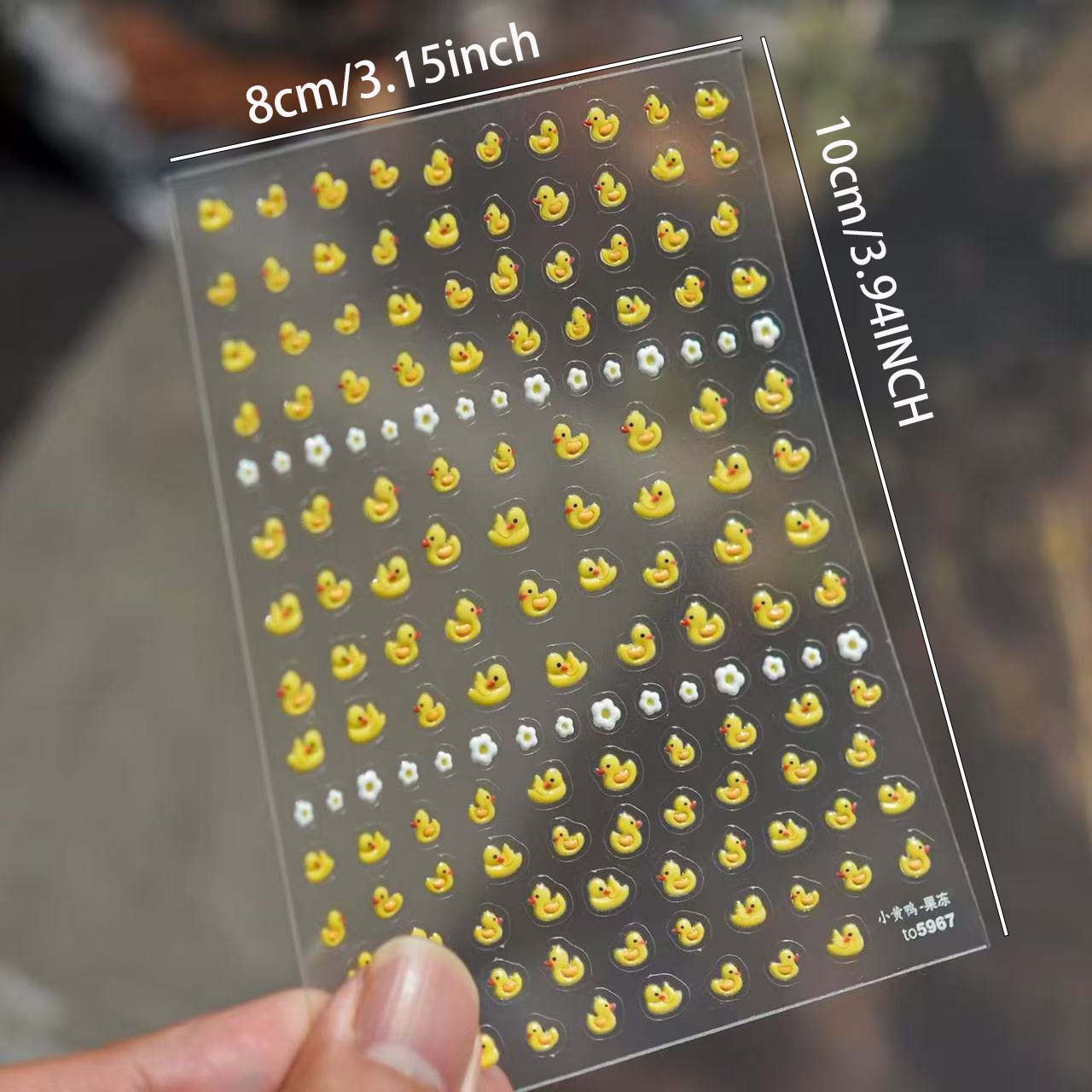 Adesivi per Unghie Kawaii a Fo - Nail Art Yellow recensione e prezzo