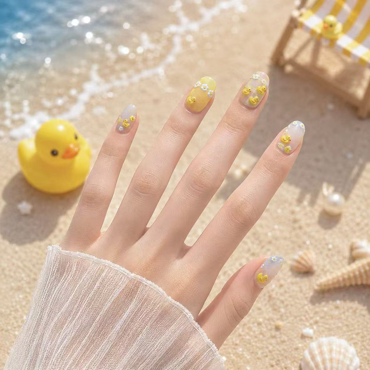 Adesivi per Unghie Kawaii a Fo - Nail Art Yellow recensione e prezzo