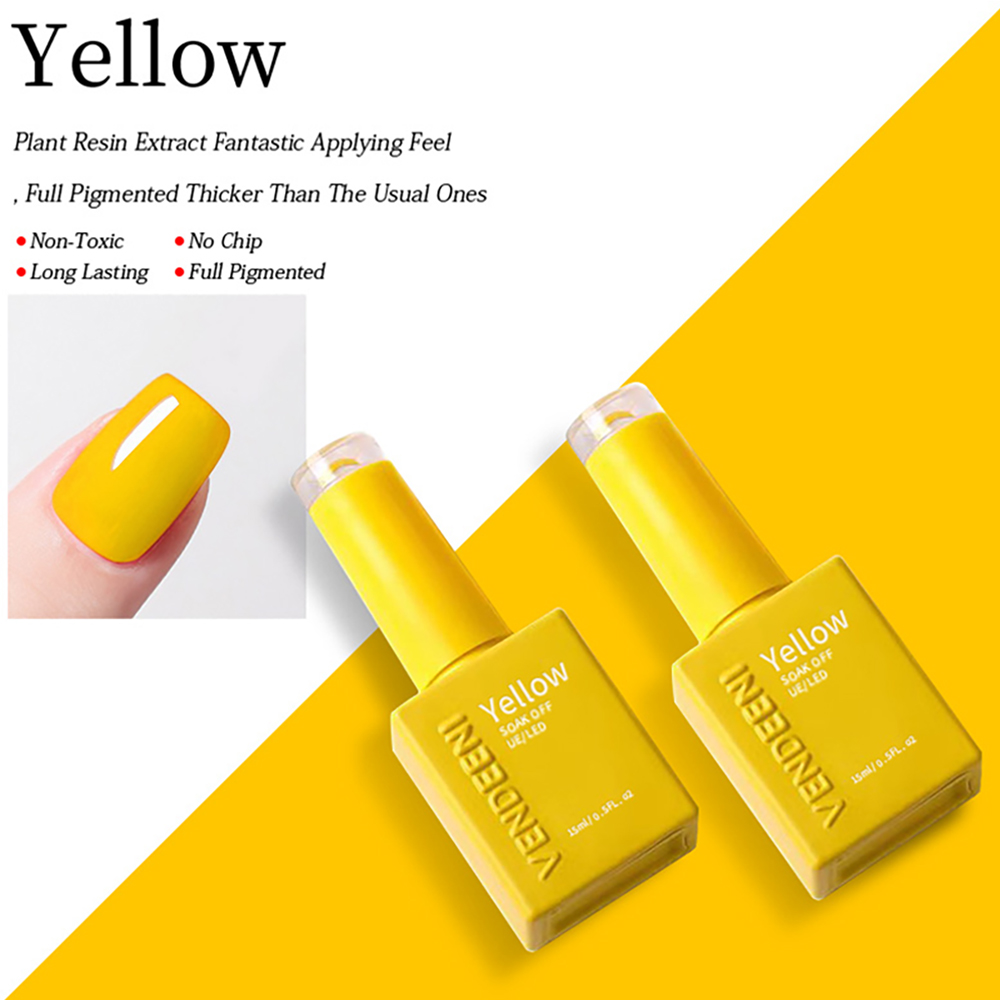 Vendeeni Smalto Gel per Unghie - Nail Art Yellow recensione e prezzo