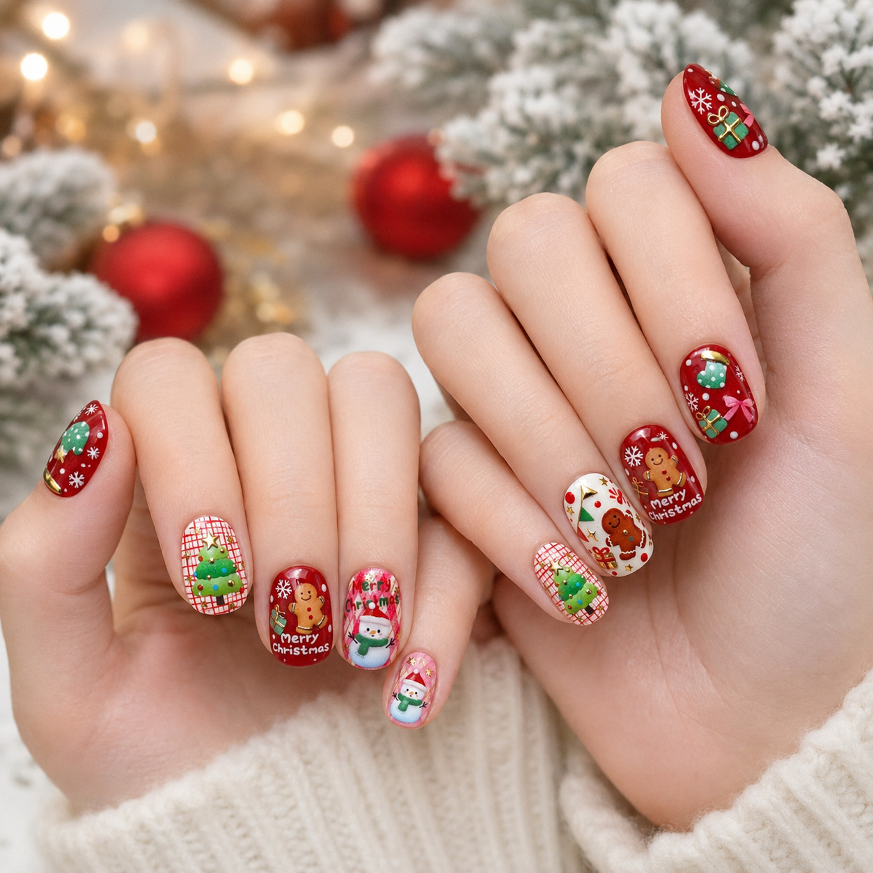 Adesivi per Unghie Natalizi 5D - Nail Art Xmas Stickers recensione e prezzo